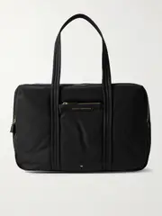 [Anya Hindmarch] Anya Hindmarch - 24 Hour Leather-trimmed Econyl® Weekend Bag - Black - One size One size Black