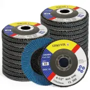 Flap Discs 4-1/2 for Angle Grinder 20 PCS, Zirconia Abrasive Grinding Disc, 4...