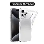 iPhone 15 Pro Max Plus CasePremium Slim Soft Crystal Clear Shockproof For Apple