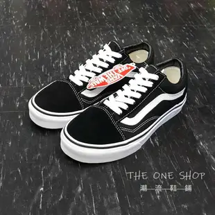 TheOneShop VANS Old Skool Black White 黑白 黑色 麂皮 帆布 基本款 經典款 VN000D3HY28