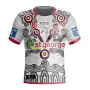 ST GEORGE DRAGONS NRL TEAM CLASSIC INDIGENOUS ROUND KIDS YOUTH JERSEY