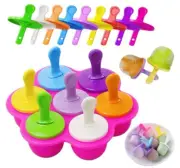 New Silicone ICE POP/BABY FOOD MINI MOLD Rose Red