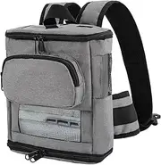 Lightweight Carrier for Inogen One G5 Oxygen Concentrator,Portable Oxygen Backpack with Adjustable Straps,Zippered Bottom for Oxygen Concentrator G5 Accessories,Water Resistant Oxygen Backpack(Grey)