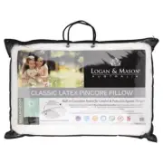 NEW Logan & Mason Classic Latex Pincore Pillow By Spotlight