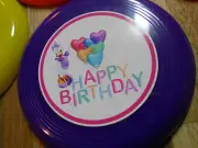 12 DAISY DUCK mini frisbees birthday party favor, treat bags, prizes, DISNEY