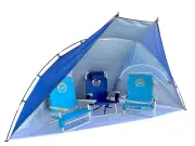 Portable Yard Canopy Tent Beach Sun Shelter Shade UPF 50+ Beach Uv Wind vent