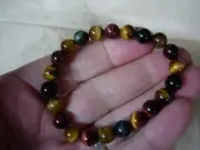 three colour tigers eye bracelet eBay U.K. seller for 20 years +