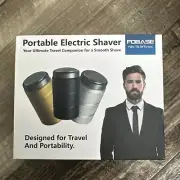 FOBASE Portable Electric Shaver Travel Size TYPE-C USB Washable 7x4.1cm