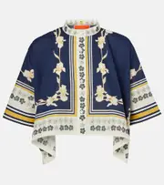 [La DoubleJ] La DoubleJ Foulard printed cotton shirt UK 14 multicoloured