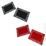 Set of 2 PVC Duomo Table Placemats 30 x 40 cm by Rapee