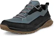 [ECCO] Men's Ultra Terrain Waterproof Low Hiking Shoe, Black Nubuck/Trooper, 10-10.5