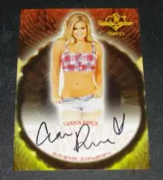 2013 Benchwarmer CIARA PRICE Thanksgiving #24 Black Ink Auto PLAYBOY Playmate