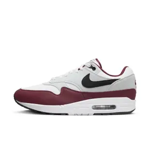 【NIKE 耐吉】AIR MAX 1 男 休閒鞋 運動鞋 白灰紅(FD9082106)