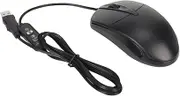 Heated Mouse, USB Plug in Heated Mouse Hand Warmer Temperature Adjustable for PCs Laptops Desktops, Support Timing, 1600DPI Silent Office Mouse with Heat Buttons for Winter