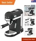 Coffee Maker Machine Espresso Cafe Barista, Latte, Cappuccino with Milk Froth...