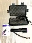 LUXNOVAQ RECHARGEABLE 365nm UV Blacklight LED FLASHLIGHT