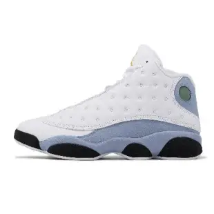 Nike 休閒鞋 Air Jordan 13 Retro 男鞋 白 藍 皮革 Zoom 氣墊 AJ13 13代 414571-170