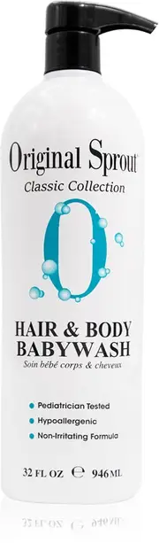 Original Sprout Original Sprout Cleansing gel for body and hair for sensitive skin for children pH 6.0 – 7.0 946 ml