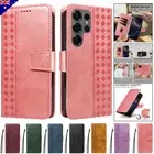 Magnet Leather Wallet Case Cover For Samsung S25 S24 S23 S22 S21 S20 Ultra Plus