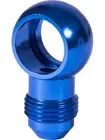 Proflow Fitting Banjo to Hose End 10mm To -06AN, Blue (PFE718-06)