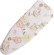 Perfk Ironing Board Cover Thick Padding Foral Cotton Blanket Pad Laundry Supplies Soft Ironing Board Padded Cover Iron Table Covers, 120cmx44cm