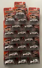 2025 Matchbox 2016 Ford Interceptor Utility County police #96/125 LOT OF 19