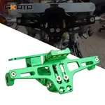 KAWASAKI 適用於川崎 NINJA650 NINJA400 NINJA250 摩托車 CNC 鋁製車牌架可調節帶