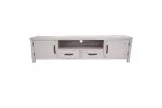 Divano Foxglove ETU Entertainment TV Unit 216cm 2 Drawer 2 Door Mt Ash Wood - White