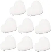 [Healeved] Makeup Powder Puff 8pcs Heart Shaped Cushion Puff Soft Gentle for Foundations