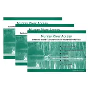 3PK Murray River Access Book #4 River Fishing Guide 46-Pages 21x30cm Yellow