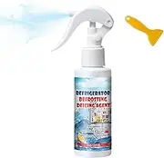 De-Icer Spray | Windshield Freezer Cleaner,Effective 120ml Food-Grade Cleaner, Multiuse Cleaner For Coolers, Freezers, Refrigerators, Windshield,& More