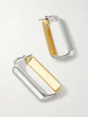 [Jil Sander] Jil Sander - Silver- And Gold-tone Earrings - One size One size Silver
