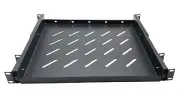 19" Rack Mount ADJUSTABLE Pull-Out Sliding Keyboard Mouse Network Shelf Tray
