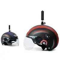 在飛比找樂天市場購物網優惠-美國隊長頭盔insta360one X攝影頭盔 攝影配件 戶