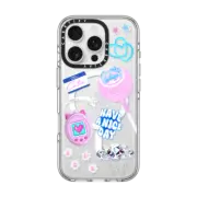 iPhone 16 Pro Clear Case MagSafe Compatible Y2K Collage