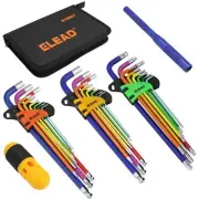 Allen-Wrench Hex Torx Key Set 29-Piece Rainbow Colored Allen Key Set Long Arm...