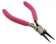Craft medley Beading Jewelry tool Long Round-Nose Pliers Soft-Grip Handle