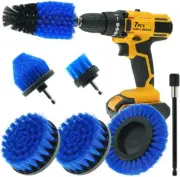 7 Pcs Drill Brush Attachment Set All Purpose Power Scrubber Cleaning Brush Ki...