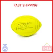 Nerf Dog Ridged Football Dog Toy with Interactive Squeaker, Lightweight, Durable