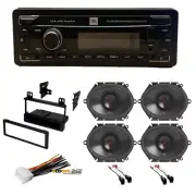 JBL Bluetooth Car Stereo & 4 JBL Car Speaker Package for 1999-03 Ford F150/ F250