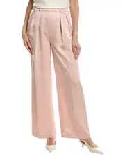 Kenneth Cole Pleated High-Rise Wide Leg Pant