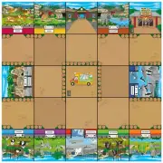 TTS Bee-Bot Zoo Mat for Children's Classroom Learning Educational Play Kids Toys