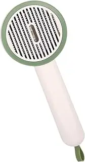 Dog Slicker Brush - Puppy Hair Shedding Comb | Multifunctional Portable Cat Slicker Brush with Release Button for Long-Haired Pet
