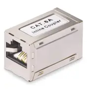 StarTech.com IN-CAT6A-COUPLER-S1 Shielded RJ45 Coupler Cat6a Coupler F/F [IN-CAT6A-COUPLER-S1]