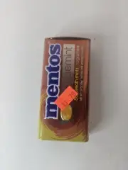 VINTAGE Discontinued Mentos Mints Orange Metal Tin Brand New