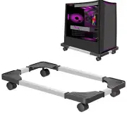 NEW Adjustable Mobile CPU Stand, Computer tower stand Adjustable PC Stand with 4