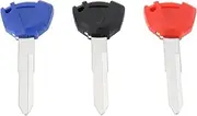 SG Store 3PCS Motorcycle Blank Blade Uncut Key Compatible with Kawa-saki Z400 Z900 Z750 Z1000 2017-2020 Compatible with Ninja ZX-6R ZX-7R ZX-9R ZX-10R ZX-12R ZX-14R Replacement Key