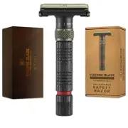 The Emperor Meiji Adjustable Safety Razor Set - Smooth, Reusable, Durable Design