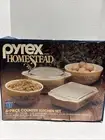 Vintage Pyrex Homestead 6 Piece Country Kitchen Set New in Box