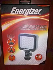 Energizer ENL-20K Digital Pro 42-Bulb LED Light (Black) **Brand New**